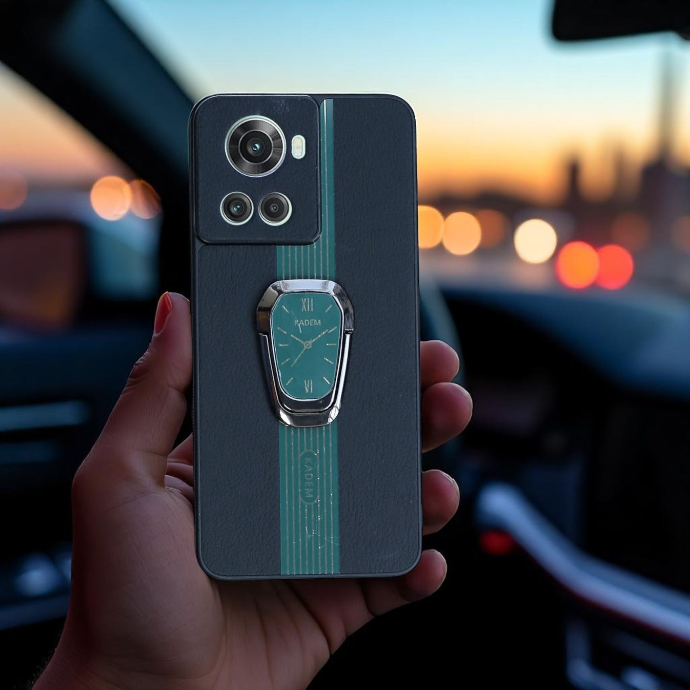 OnePlus 10R Elegant Watch Craft Ring Holder Case