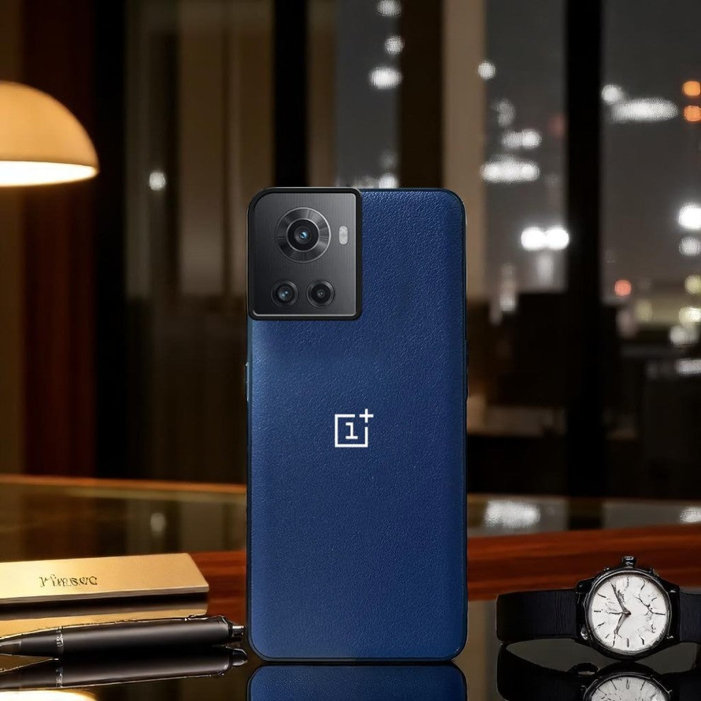 OnePlus 10R Classic Leather Texture Logo Case