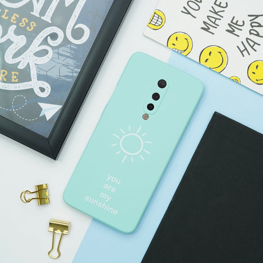 OnePlus 8 (3 in 1 Combo) Sunlight Pattern case + Tempered Glass + Camera Lens Protector