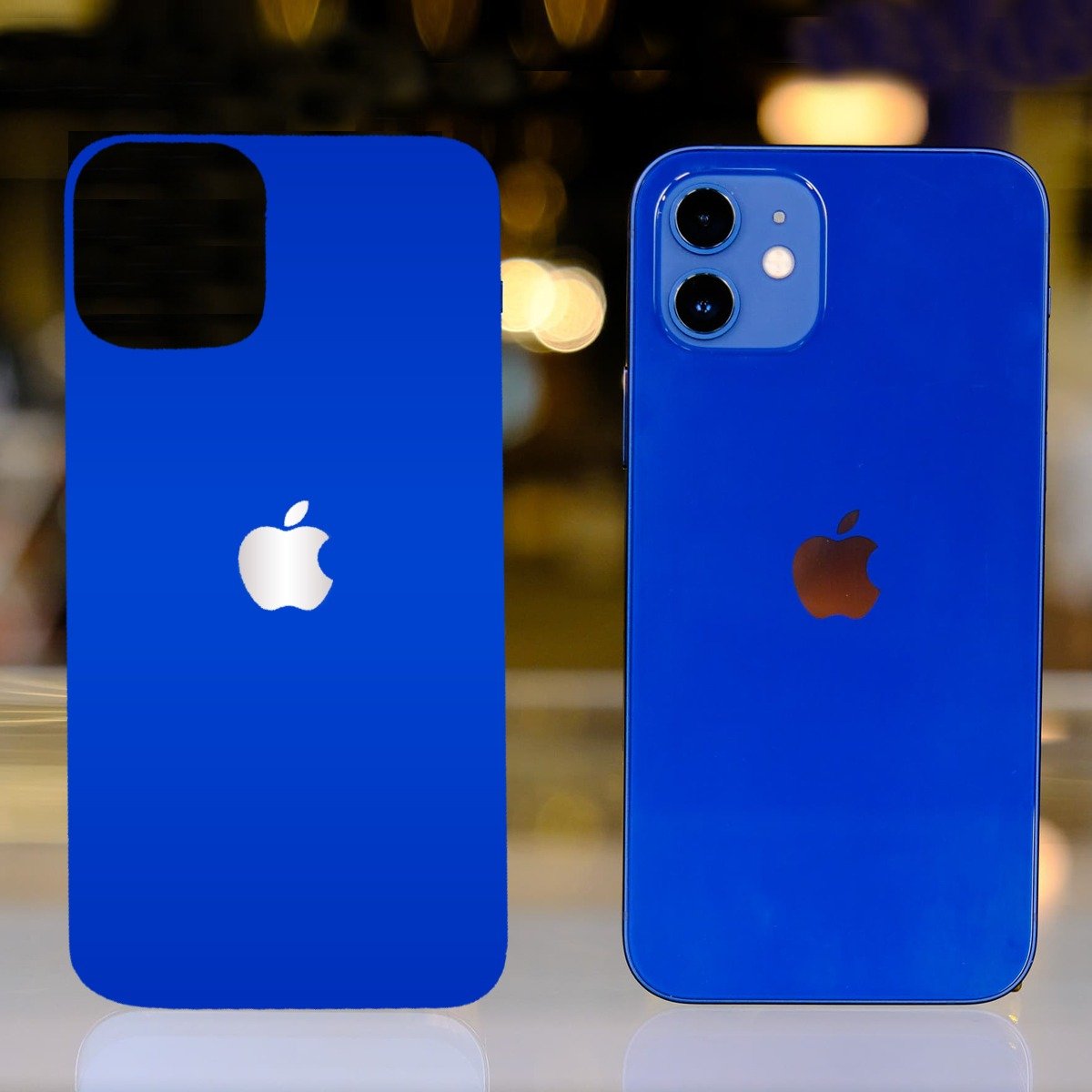 iPhone 12 Ultra-thin Glossy Back Tempered Glass
