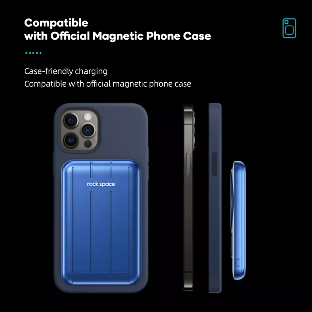 Rock Space - 10000 mAh Wireless PD Magnetic Charger