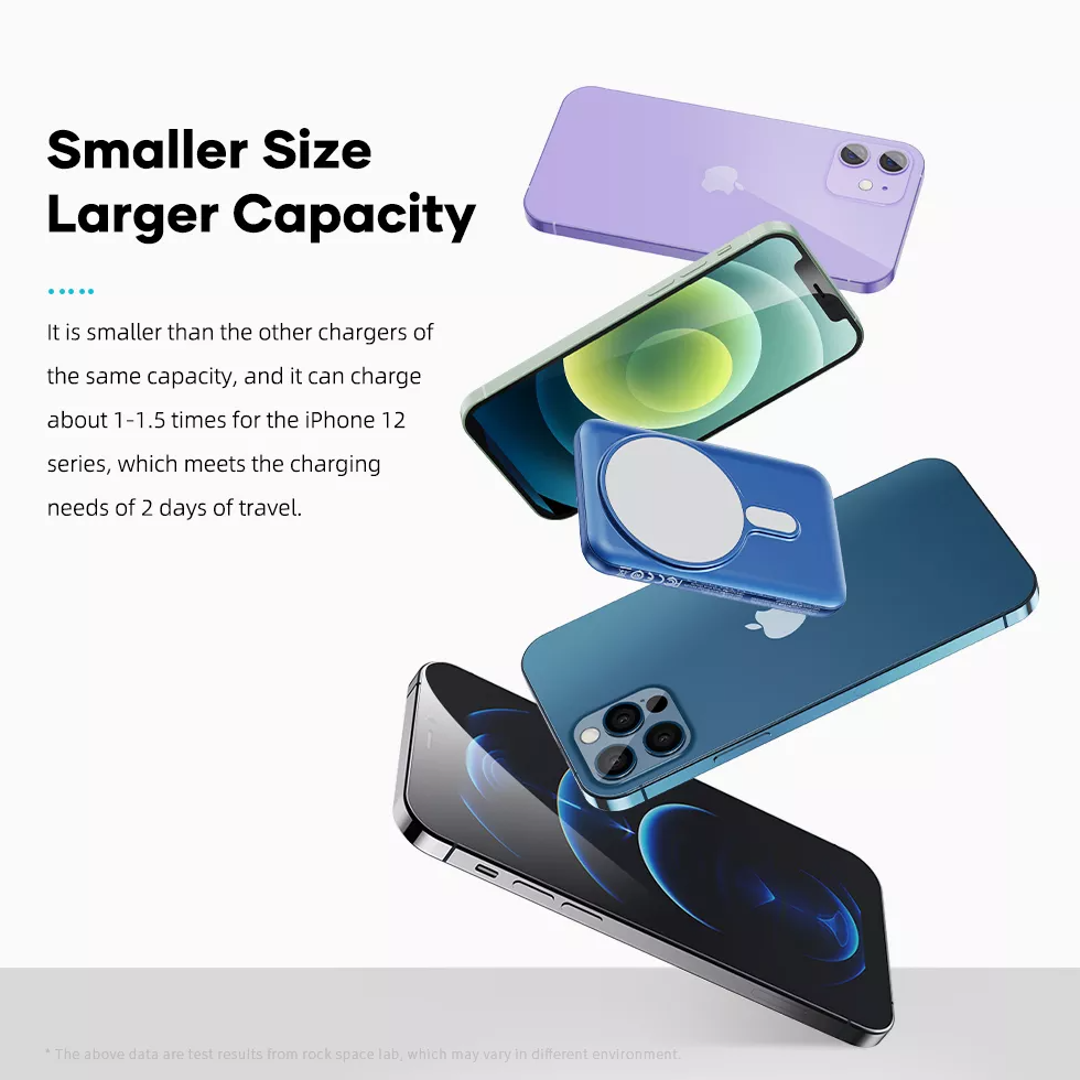 Rock Space - 10000 mAh Wireless PD Magnetic Charger