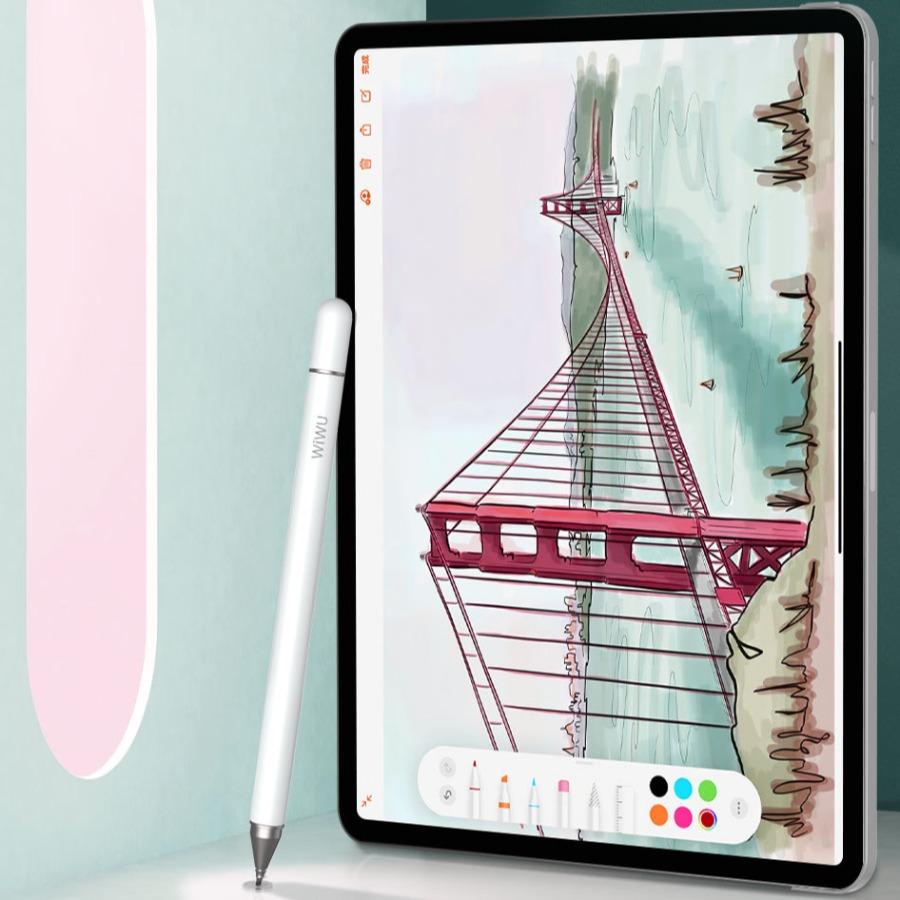 WiWU ® Pencil One 2 in 1 Passive Stylus Dual Purpose Pen