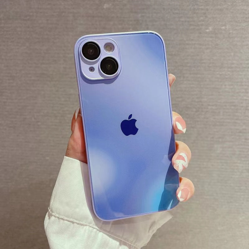 iPhone 14 Plus Frosted Glass Back Case