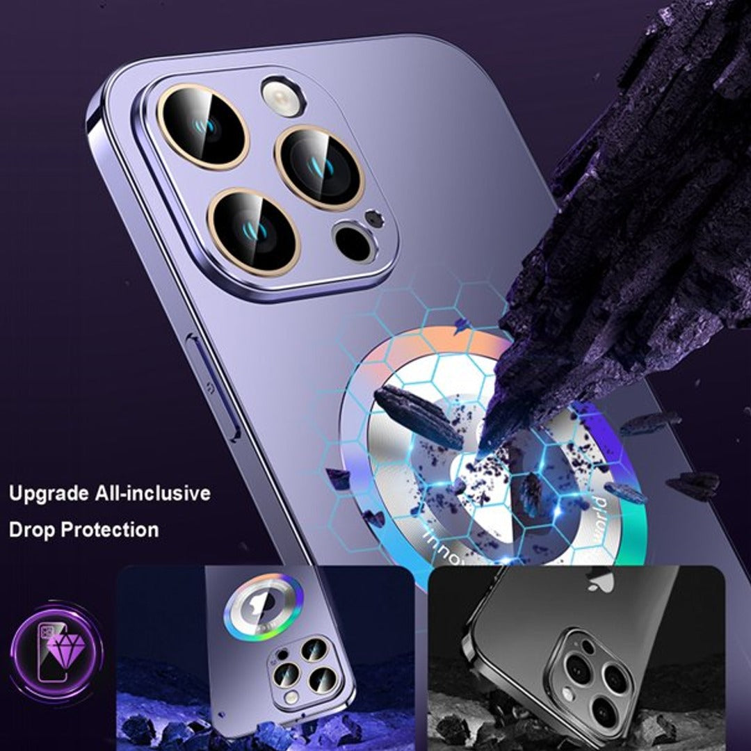 iPhone 14 Pro Max Colorful Logo Magnetic Protective Case