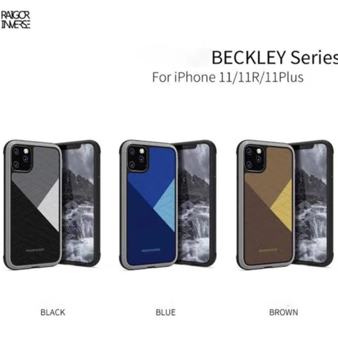 MK ® iPhone 11 Pro Max Raigor Inverse Shockproof Business Look Case