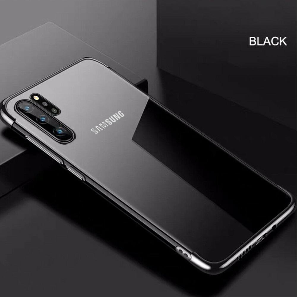 USAMS ® Galaxy Note 10 Silicone Transparent Glitter Case