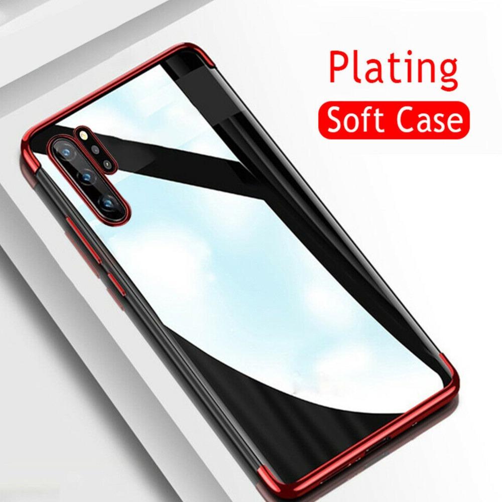 USAMS ® Galaxy Note 10 Silicone Transparent Glitter Case