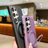 Anti Fall Magnetic Kickstand Magsafe Case