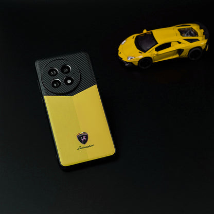 Luxury Sports Car Leather Bumper Case - OnePlus