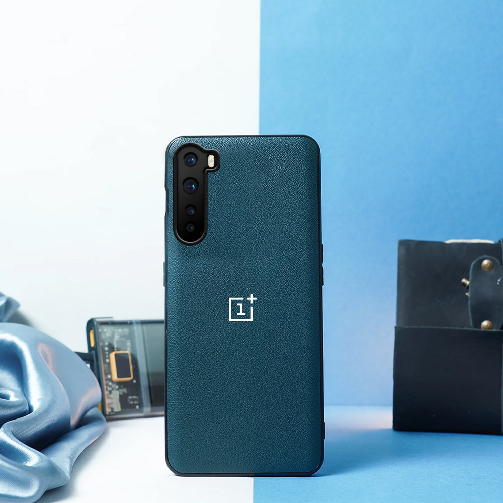 OnePlus Nord Classic Leather Texture Logo Case