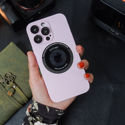 iPhone Frosted Magnetic Holder Case