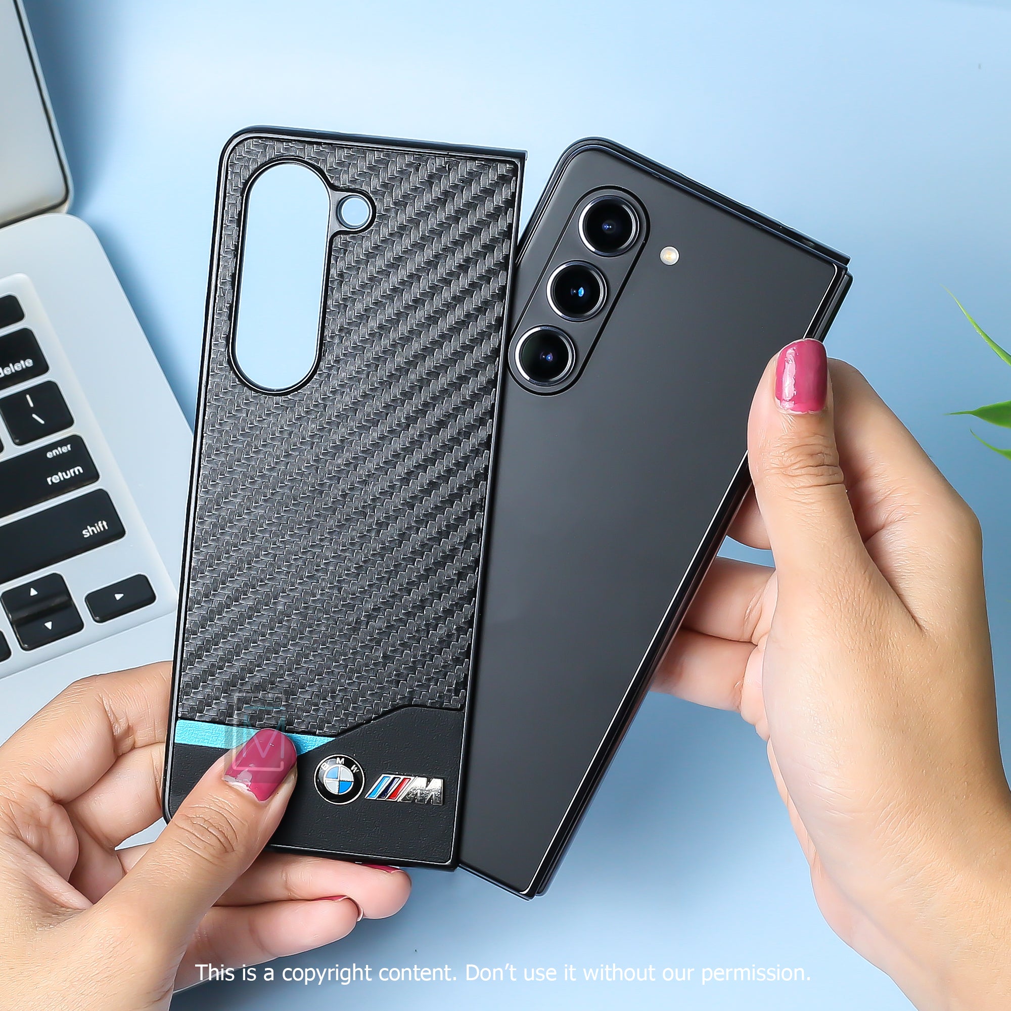 Galaxy Z Fold5 BMW Carbon Fiber Case