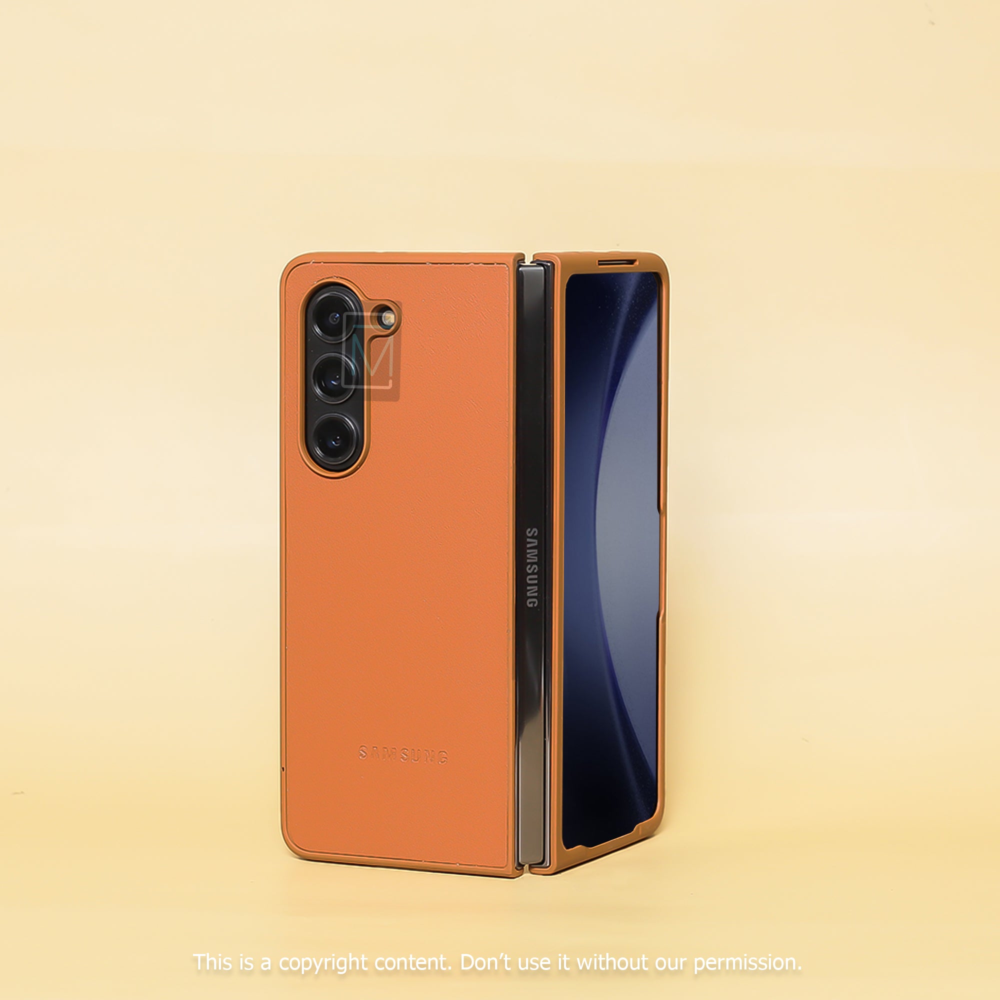 Galaxy Z Fold5 Classy Leather Hybrid Case