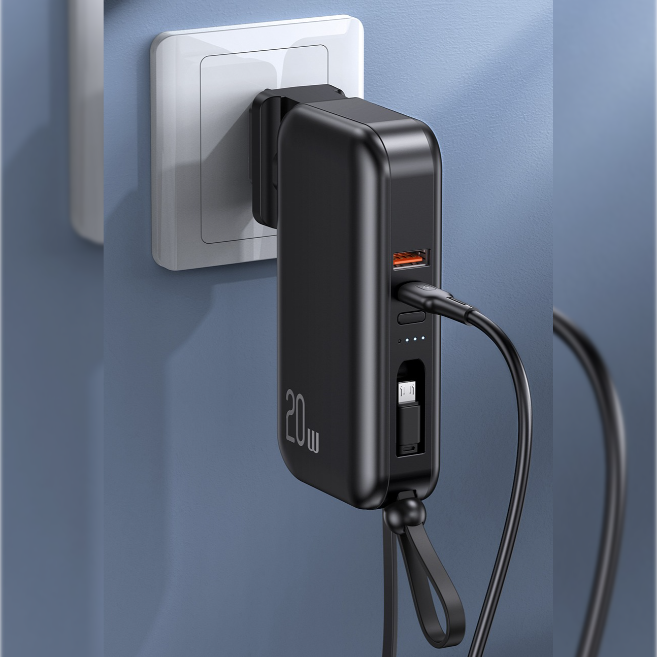 WiWU™ PowerPro 3-in-1 Fast Wall Charger Power Station