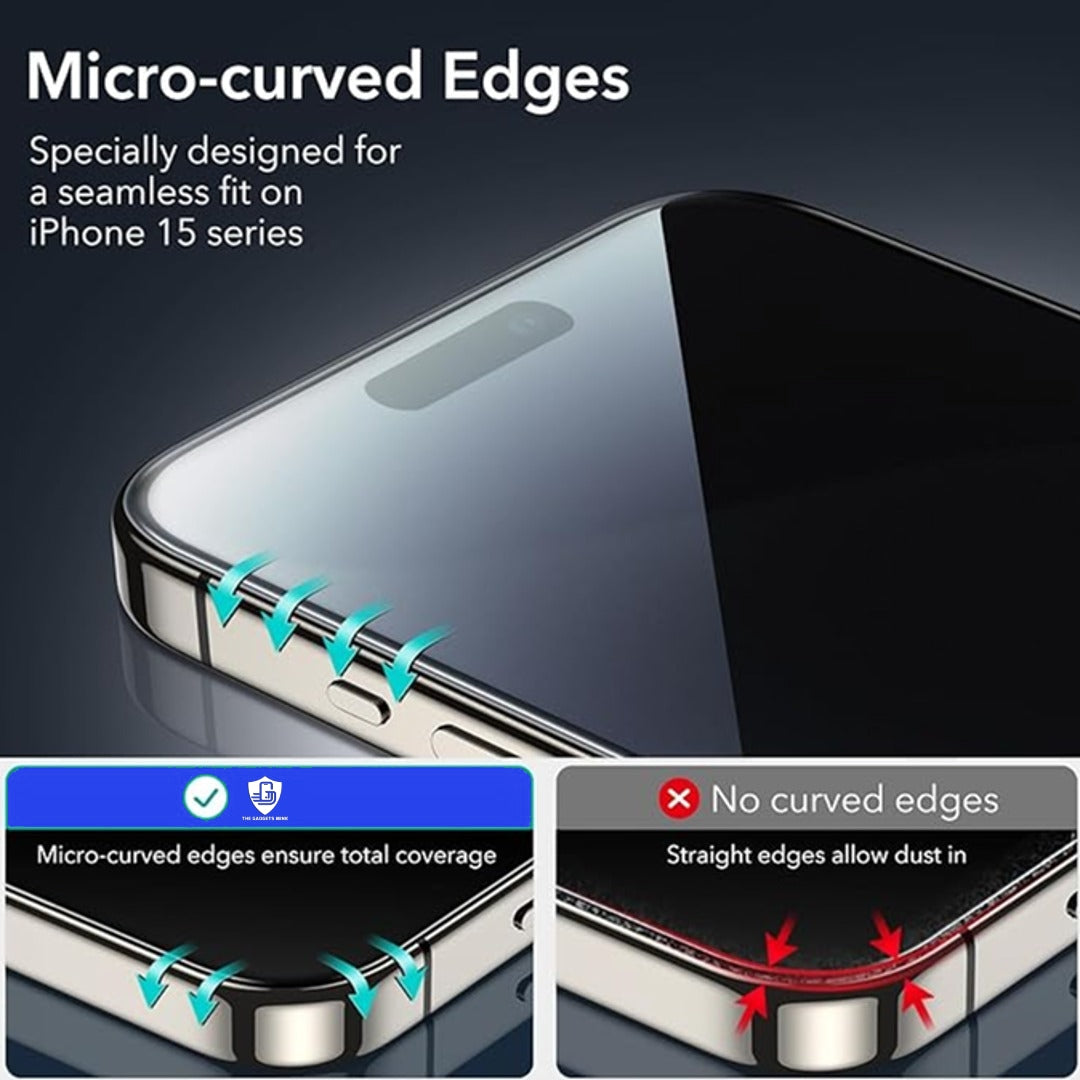 iPhone 15 Series Privacy Tempered Glass [Anti-Spy Glass]