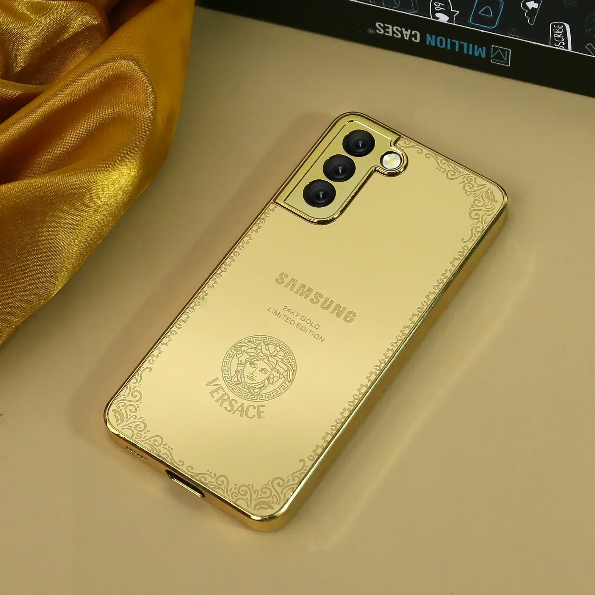 Limited Edition Gold Crafted Versace Case - Samsung