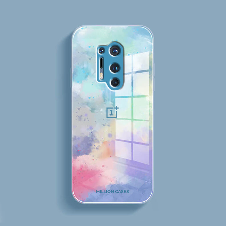 Watercolor Splatter Glass Back Case - OnePlus