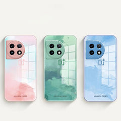 Colorful Wave Glass Phone Case - OnePlus