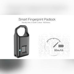 Smart Keyless Anti-theft Digital Fingerprint Padlock