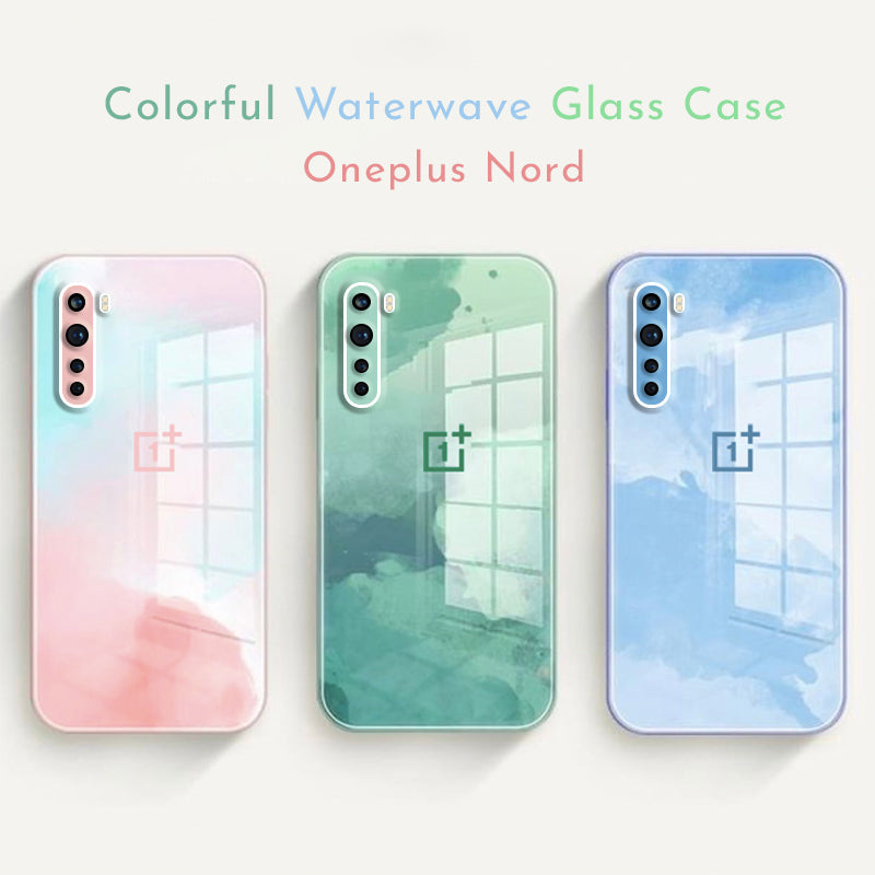 Colorful Wave Glass Phone Case - OnePlus