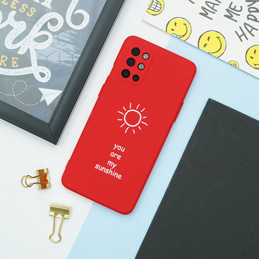 OnePlus 9R Sunlight Pattern Love Feeling Soft Silicone Case