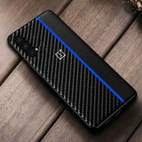 OnePlus Nord CE Frosted Carbon Fiber PU Leather Protective Case