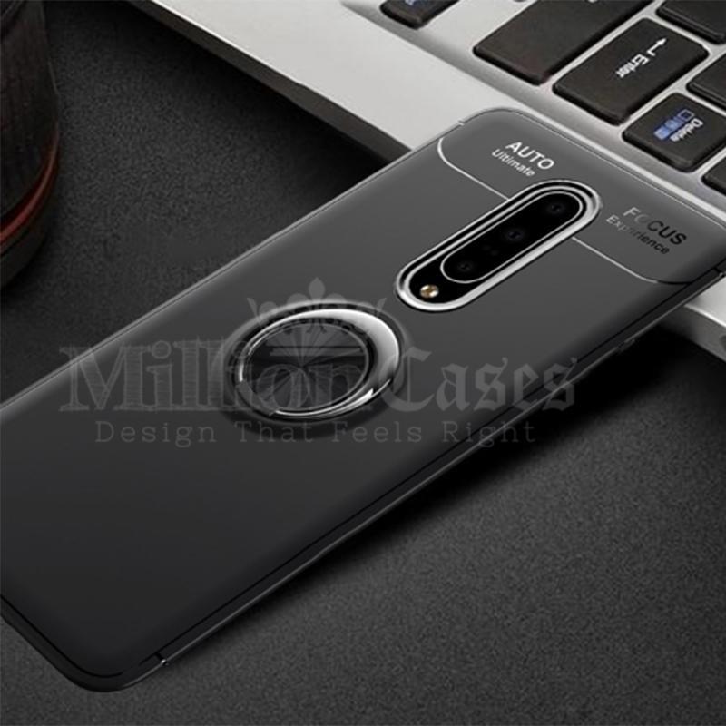 OnePlus 7/7 Pro Metallic Finger Ring Holder Matte Case