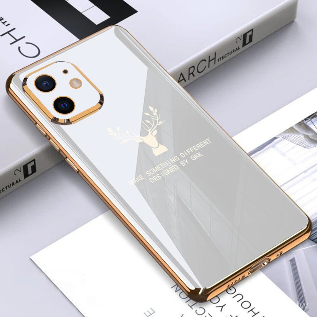 iPhone 11 Series Electroplating Deer Pattern Case