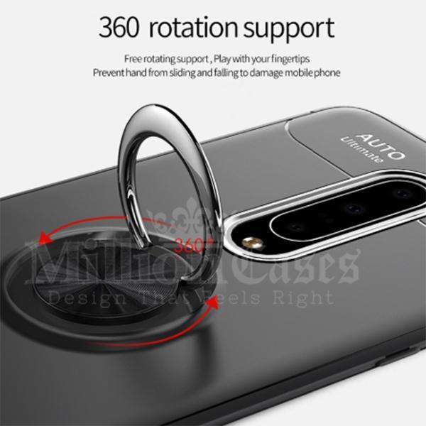 OnePlus 7/7 Pro Metallic Finger Ring Holder Matte Case