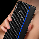 OnePlus Nord CE Frosted Carbon Fiber PU Leather Protective Case