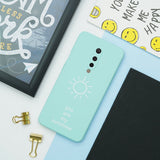 OnePlus 8 (3 in 1 Combo) Sunlight Pattern case + Tempered Glass + Camera Lens Protector