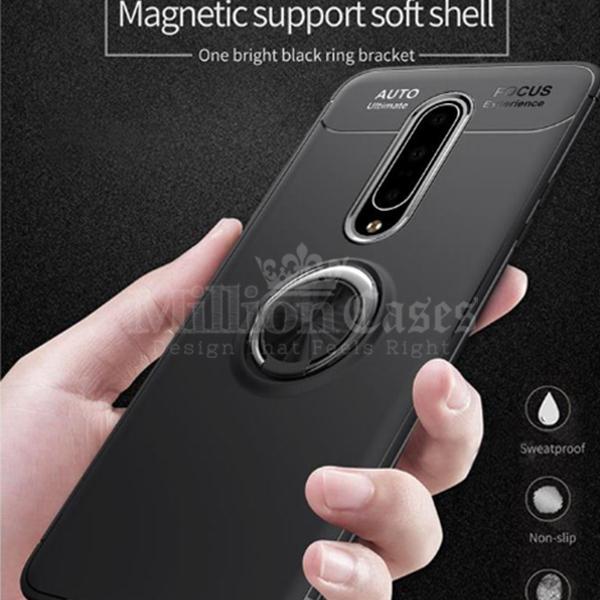 OnePlus 7/7 Pro Metallic Finger Ring Holder Matte Case