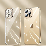 iPhone 14 Transparent Plating Camera Protection Case