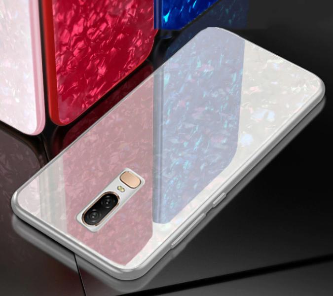 OnePlus 6 Dream Shell Series Textured Marble Case