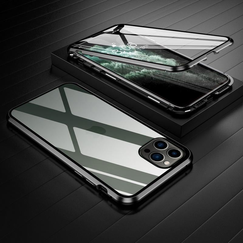 Dual Magnetic Glass Case - iPhone