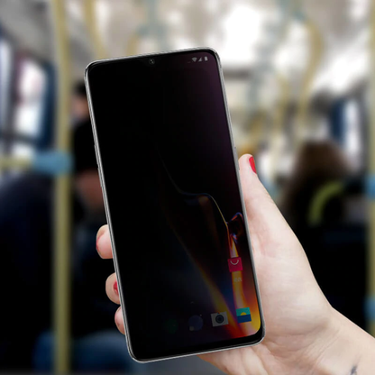 OnePlus 6T Privacy Tempered Glass Screen Protector [Anti-Spy Glass]