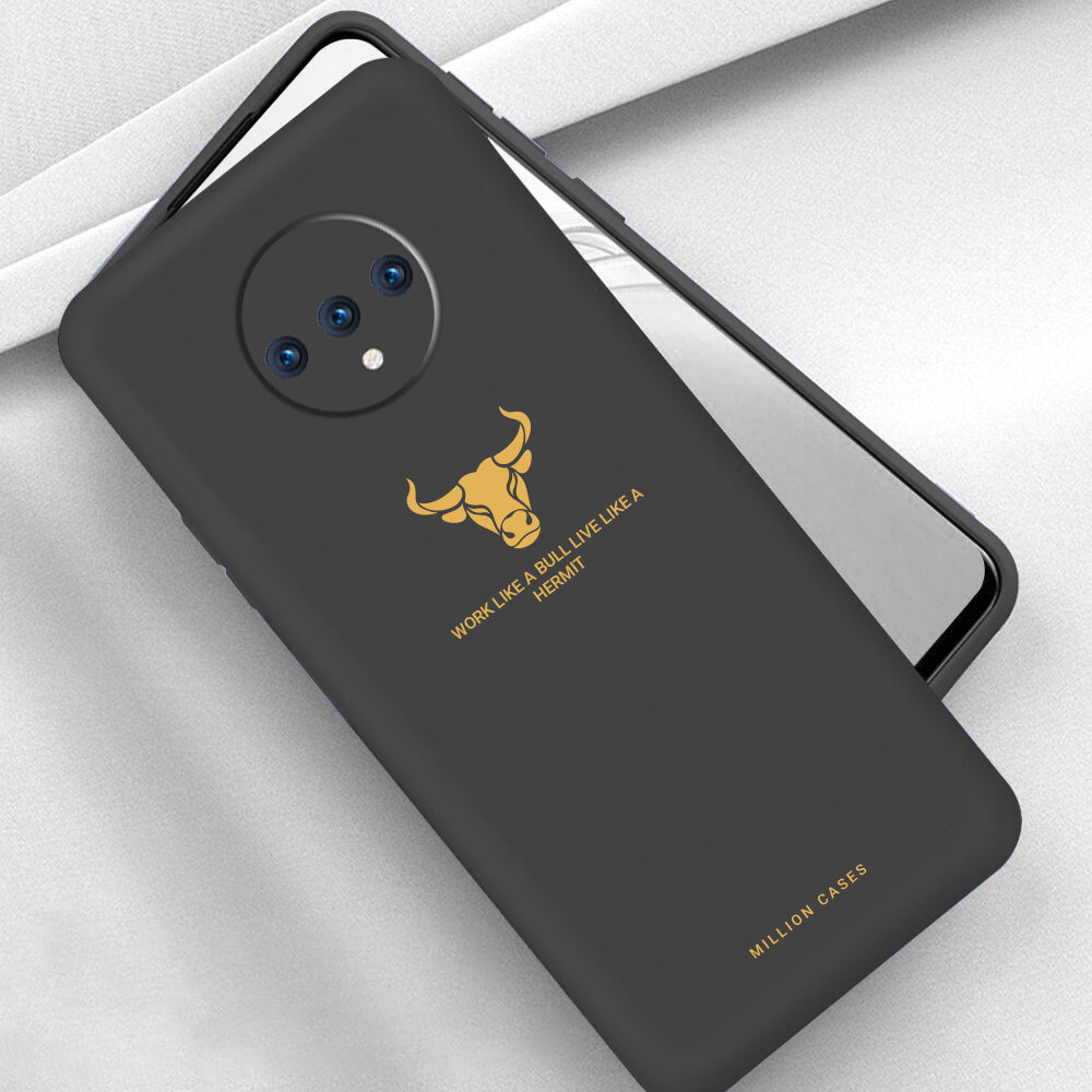 OnePlus 7T Soft Silicone Bull Case