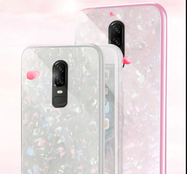 OnePlus 6 Dream Shell Series Textured Marble Case