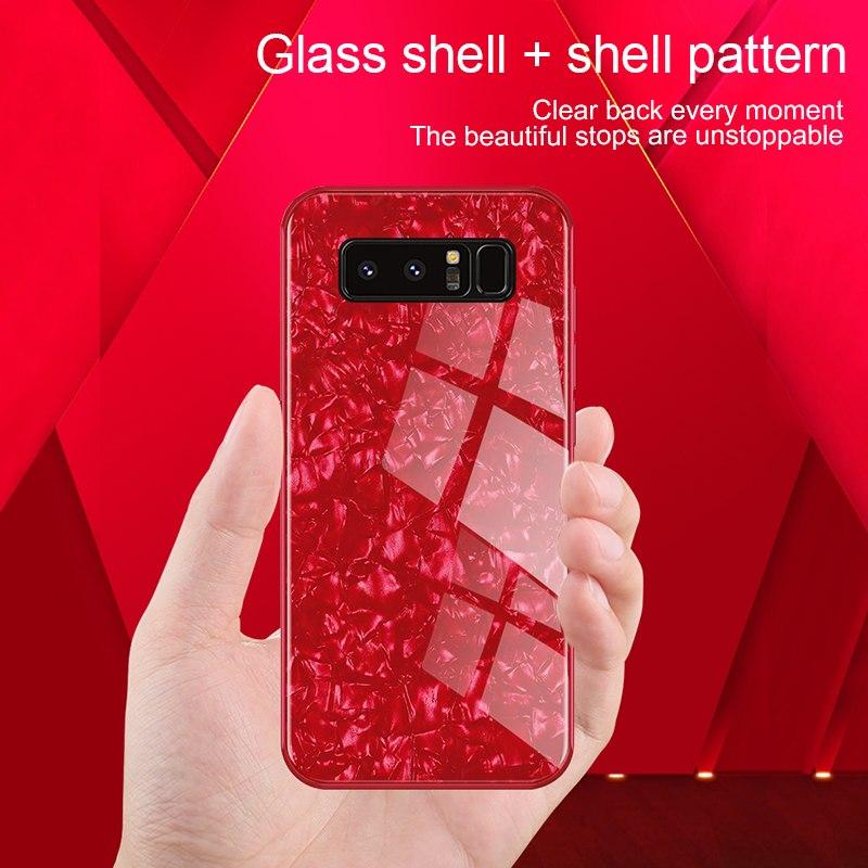 Galaxy Note 8 Dream Shell Series Textured Marble Case