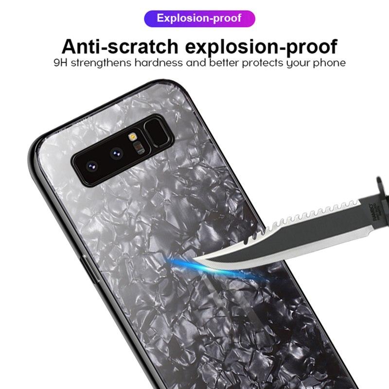 Galaxy Note 8 Dream Shell Series Textured Marble Case