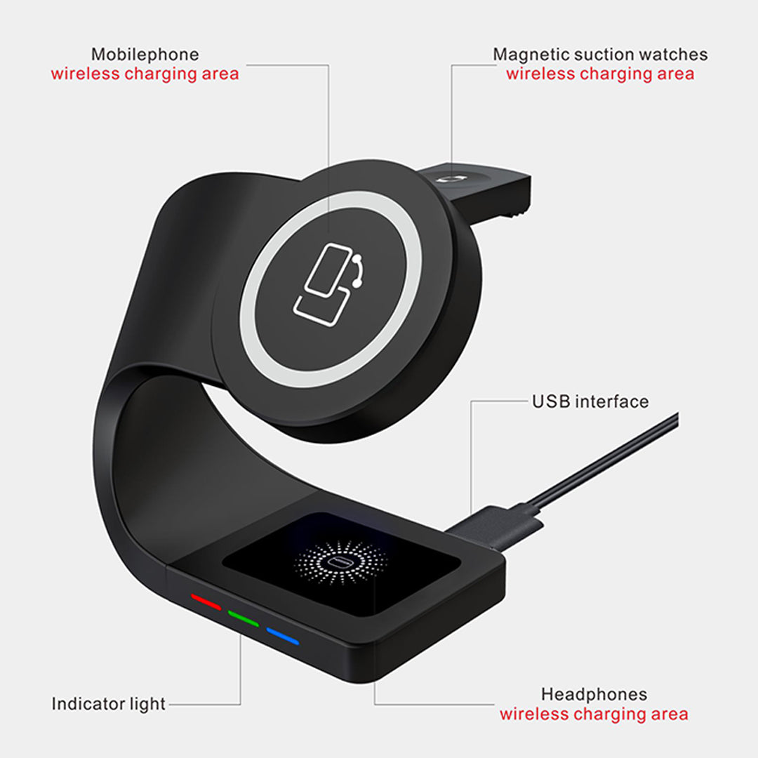 Multi-Function Magnetic Wireless Charger