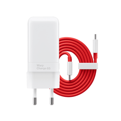 OnePlus - 65W Warp Adapter With Type C Interface Cable