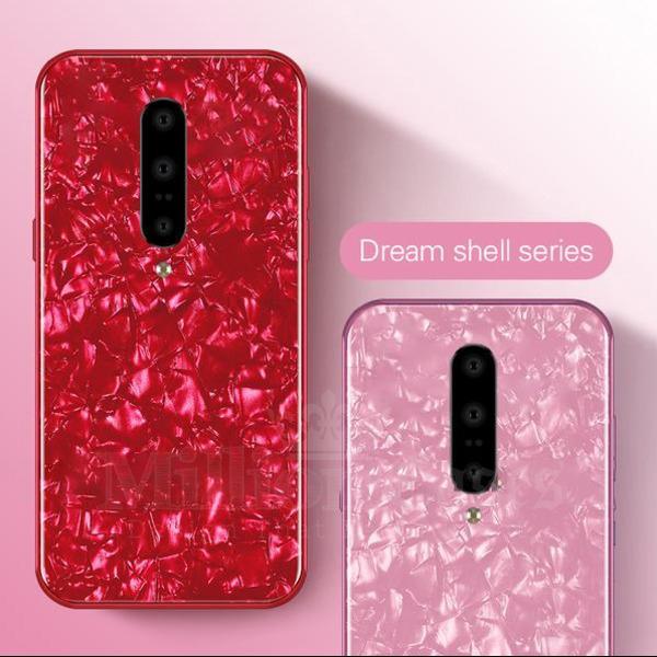 OnePlus 7 Pro Dream Shell Series Textured Marble Case