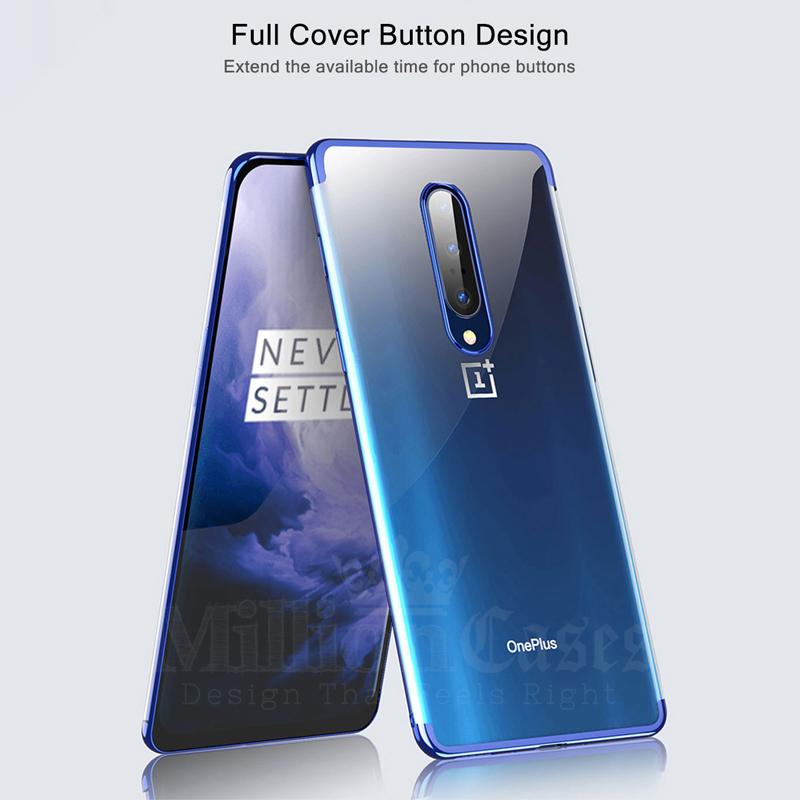 OnePlus 7 Pro Electroplating Silicone Transparent Glitter Case