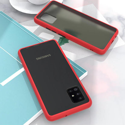 Galaxy A71 Luxury Shockproof Matte Finish Case