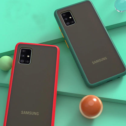 Galaxy A71 Luxury Shockproof Matte Finish Case