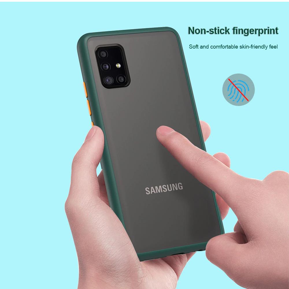 Galaxy A71 Luxury Shockproof Matte Finish Case