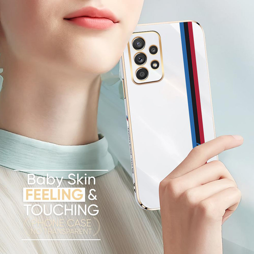 Galaxy A73 Electroplating Superior Print Case