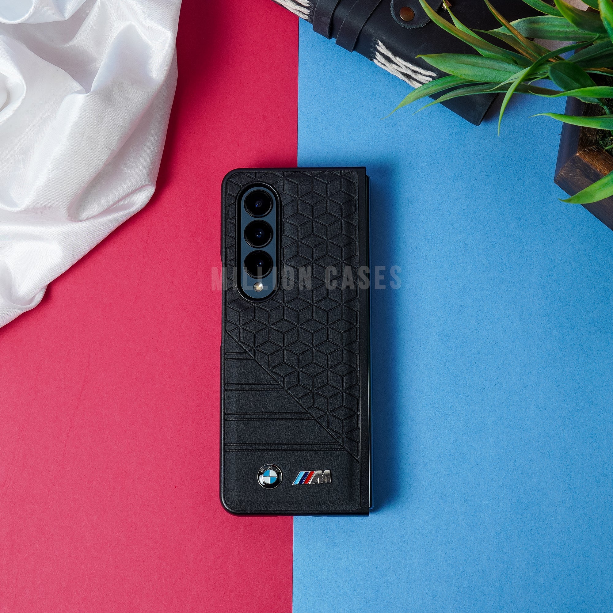 Galaxy Z Fold Series Premium Cube Pattern Design Case